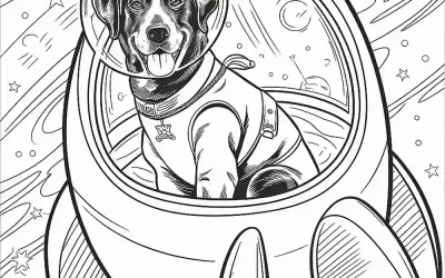 Labrador Retriever Coloring Pages (Free PDF Printables)