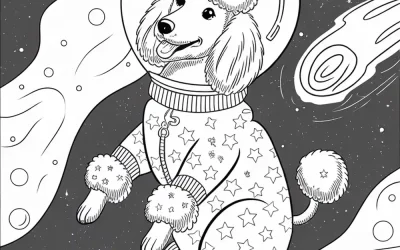 Poodle Dog Coloring Pages (Free PDF Printables)