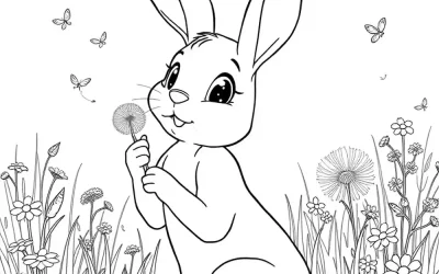Rabbit Coloring Pages (Free Printable PDFs)