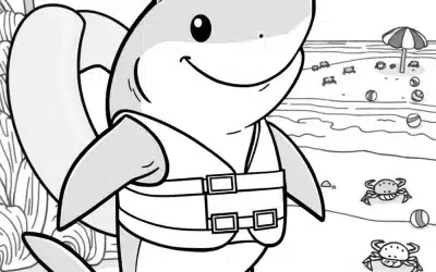 Shark Coloring Pages (Free PDF Printables)